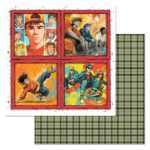 Набор бумаги для скрапбукинга "Ребята с нашего двора" 30х30 см ScrapMania - Image 13
